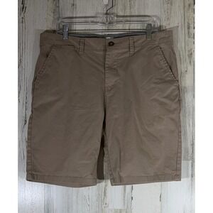 Hudson & Barrow‎ Men Casual Khaki Tan Chino Shorts Size 34 (36x9) High Rise